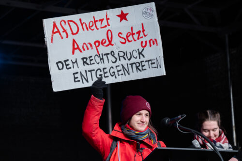 Demonstration gegen Rechtsextremismus in München Portfoliovorschau