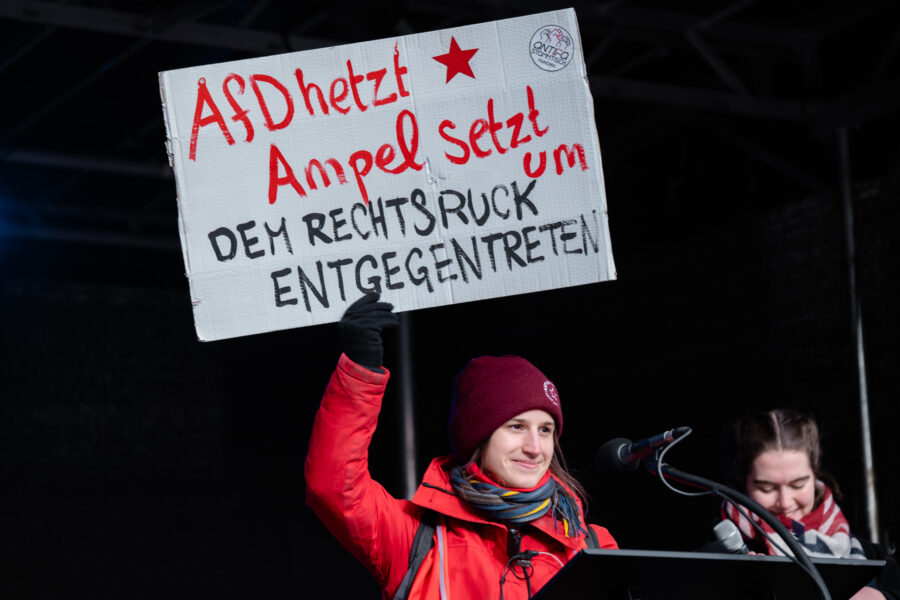 Demonstration gegen Rechtsextremismus in München Vorschau - Portfoliobeitrag