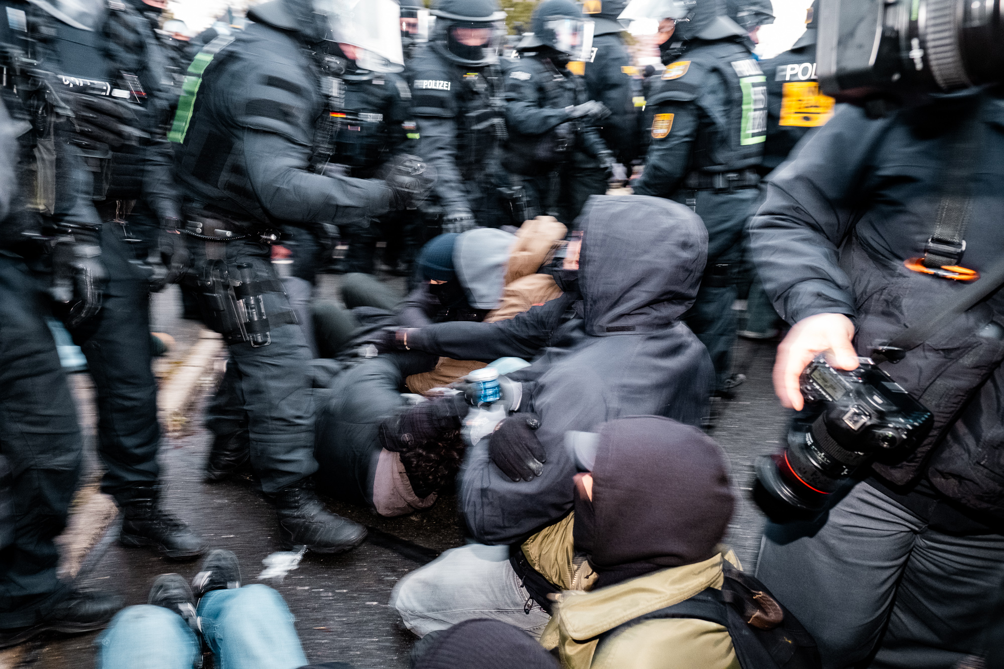 Polizeieinsatz gegen Demonstranten 5