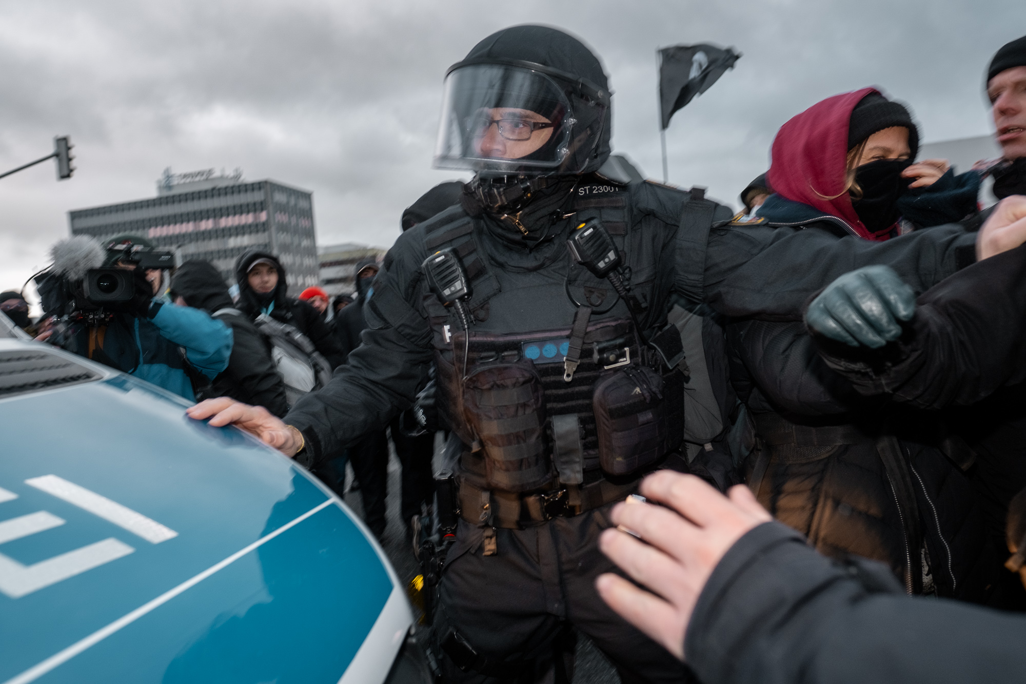 Polizeieinsatz gegen Demonstranten 6