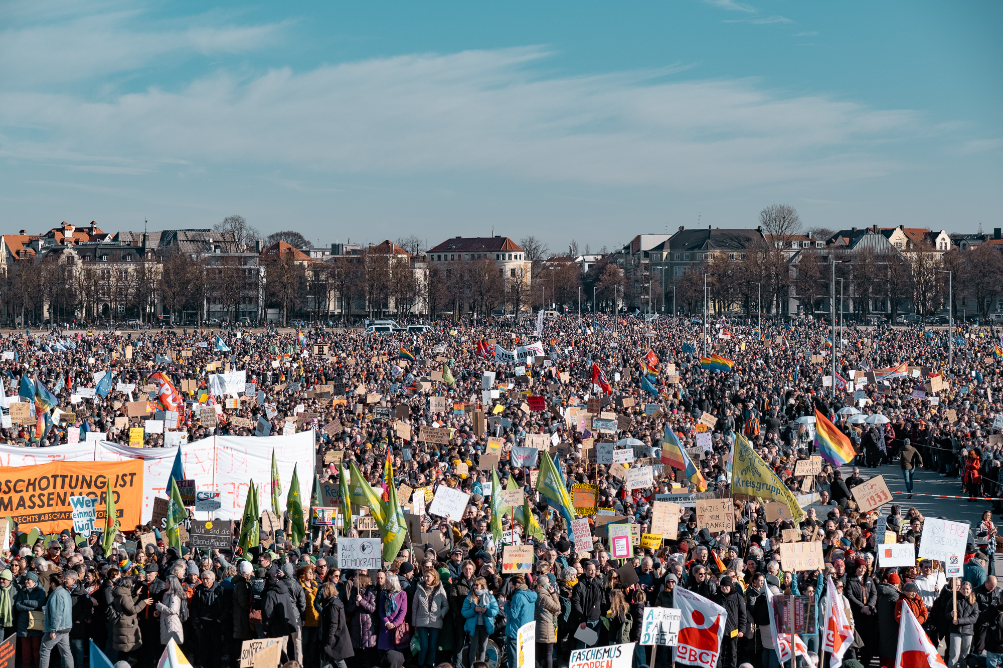 250.000 Menschen auf der Theresienwiese