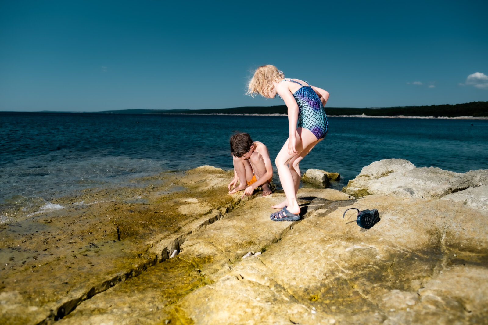 Schatzsuche am Meer