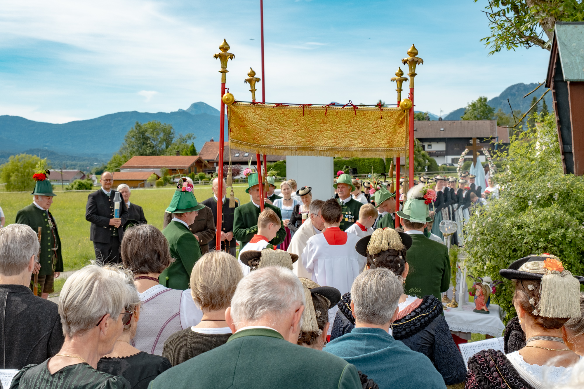 Fronleichnamsprozession in Wackersberg